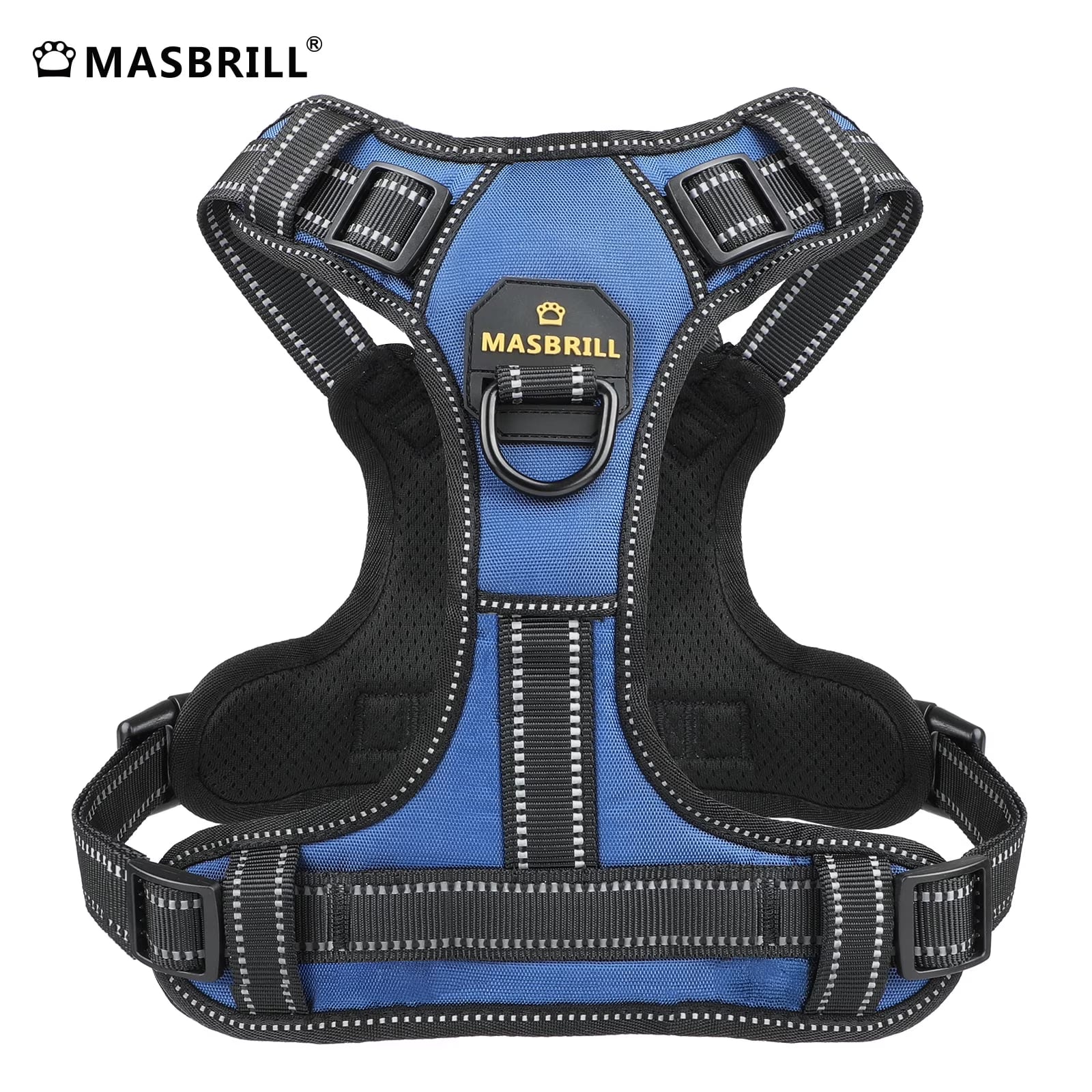 MASBRILL Reflective No-Pull Dog Harness with Handle