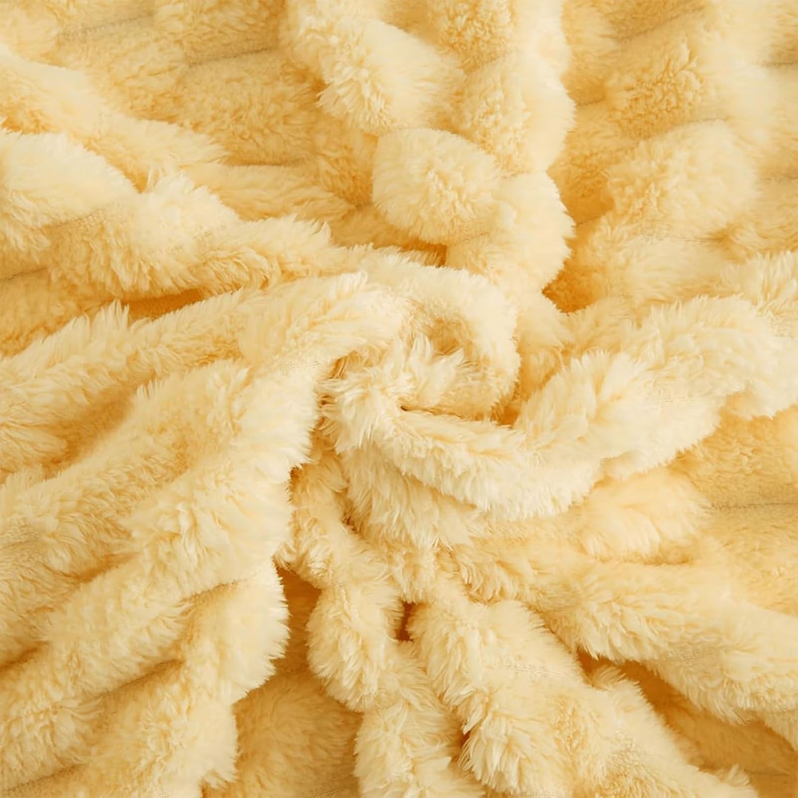 Emotional Support Blanket – Yellow Calming Pet Throw (70 x 100 cm)