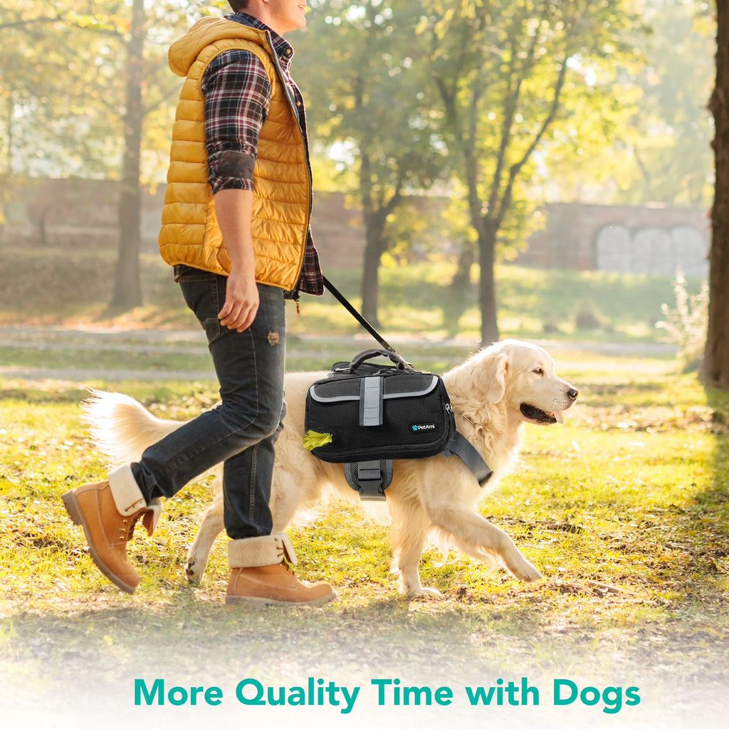 PetAmi Dog Backpack for Medium & Large Dogs
