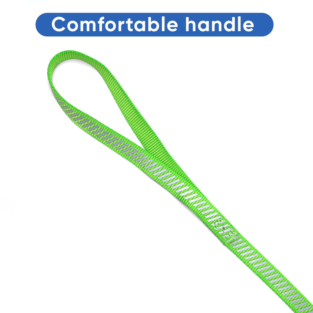 Pawtitas 6 FT Reflective Dog Leash – Green