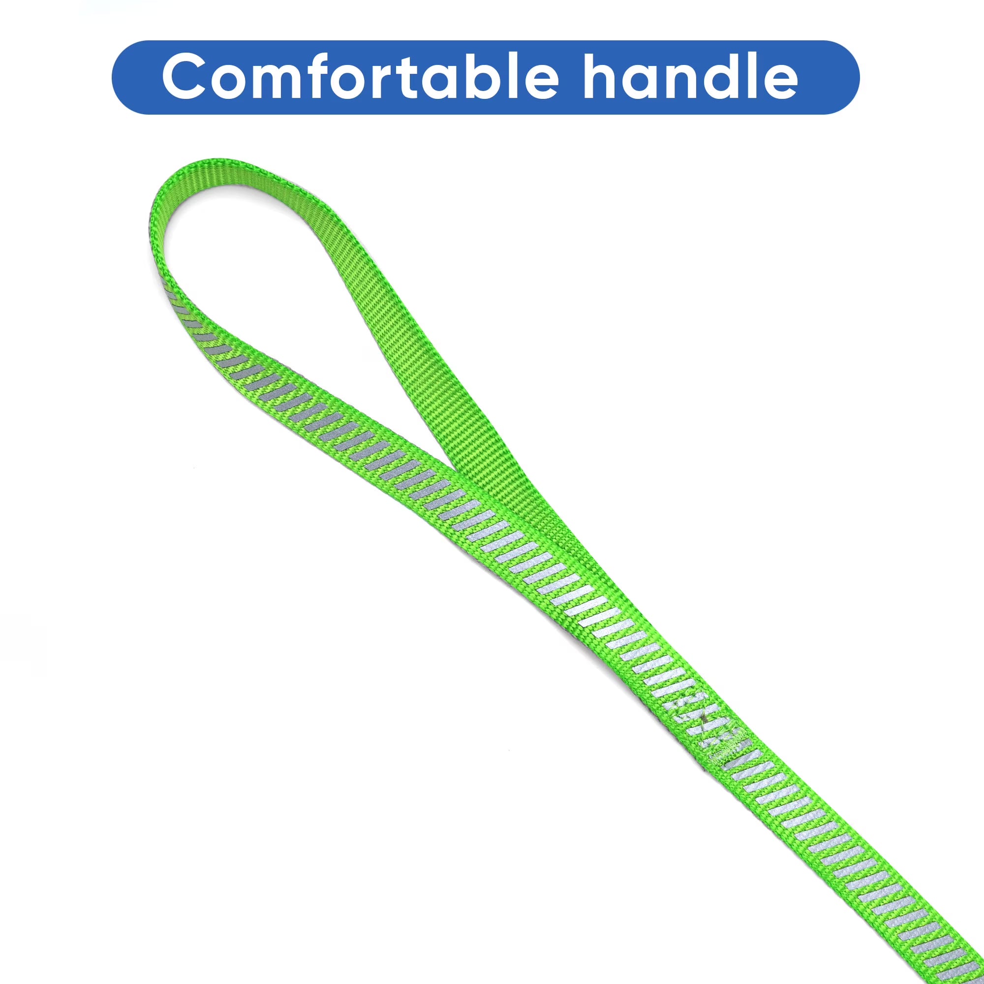 Pawtitas 6 FT Reflective Dog Leash – Green