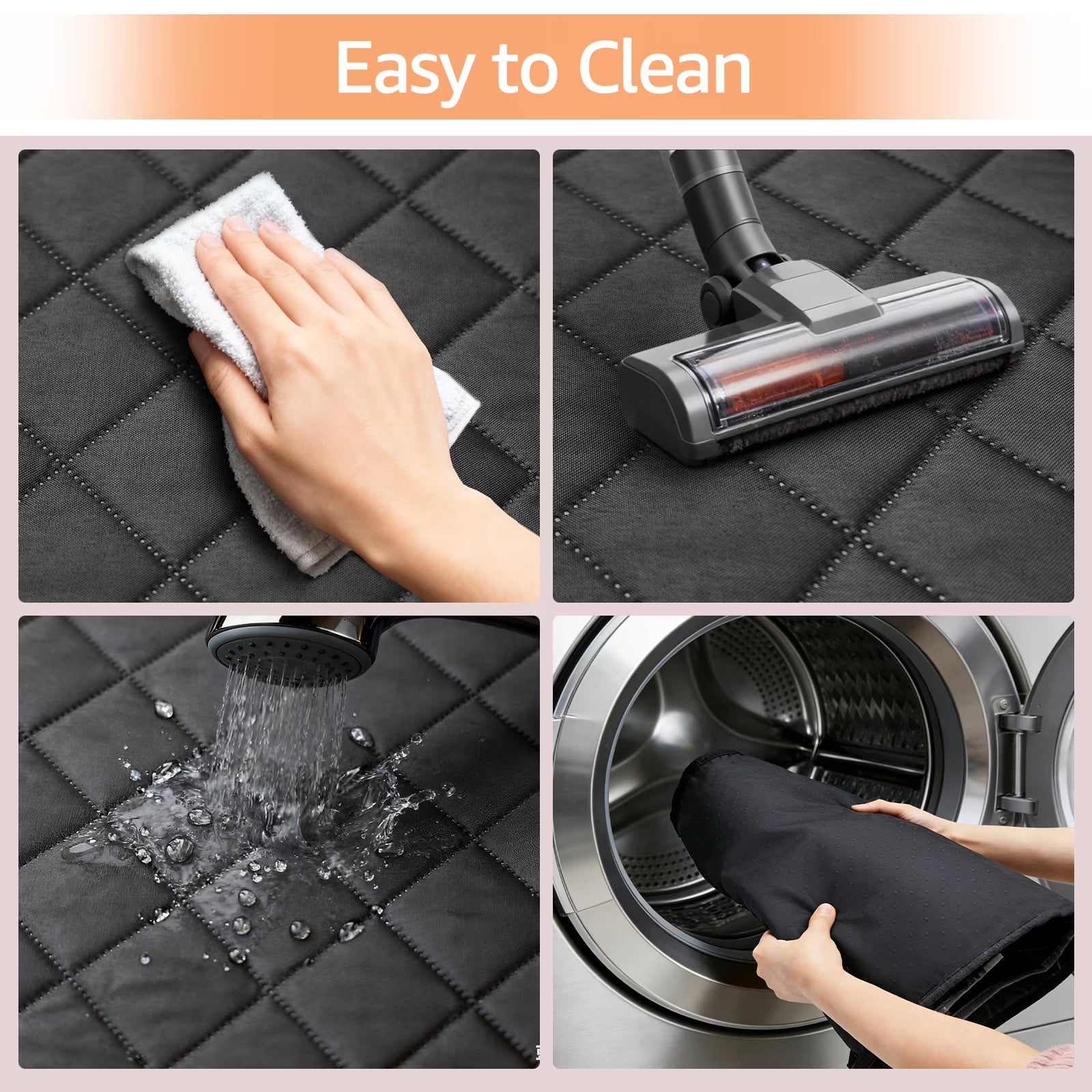 SMATTO Heavy Duty Dog Car Seat Cover – Waterproof Pet Hammock